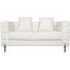 Nua Dvivietė sofa, 160 x 80 x 85 cm, balta