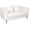 Nua Dvivietė sofa, 160 x 80 x 85 cm, balta