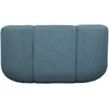 Dviejų vietų sofa Nua, 150 cm, mėlynas audinys