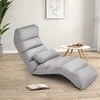 Sofa Promotions Grindinis poilsio krėslas, 175x55x20 cm, Pilka