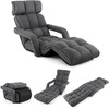 Sofa Promotions Grindinis kėdė, 195,6x72,4x19,1 cm, tamsiai pilka