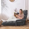 Sofa Promotions Grindinis kėdė, 195,6x72,4x19,1 cm, tamsiai pilka