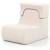 Sofa Promotions Grindų kėdė 95,3x64,8x81,3 cm smėlio spalvos