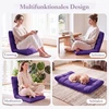 Sofa Promotions Sulankstoma grindų kėdė 49,5x60x51 cm violetinė