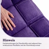 Sofa Promotions Sulankstoma grindų kėdė 49,5x60x51 cm violetinė
