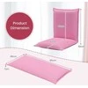 Sofa Promotions Sulankstoma grindų kėdė, 100x45.7x7.6 cm, rožinė