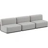 Sofa Sitsit Lauko baldų rinkinys, STRAW, 0.8x3.06x0.78 m, Pilka