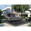 Sofa Sitsit Lauko modulinės baldai, Dandy, 78x234x78 cm, Tamsiai pilka