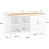 Sobuy Virtuvės sala su virtuvės spintelės laikymo spinta baro stalas KNL09-WN