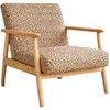 Sofa Venture Design Akcentinė kėdė Runbert, ruda, audinys