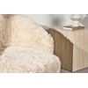 Sofa Venture Design Fotelis 54x49 cm Smėlio spalvos dirbtinis kailis