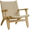 Sofa Venture Design Fotelis 61x45 cm smėlio spalvos balinto medžio poliesterio virvė guma