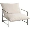 Sofa Venture Design Fotelis Sedalia 67x73 cm smėlio spalvos, metalinis rėmas