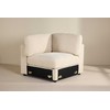 Sofa Venture Design Kampinė sofos dalis Salerno 63x63x47 cm smėlio spalvos audinys
