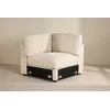 Sofa Venture Design Kampinė sofos dalis Salerno 63x63x47 cm smėlio spalvos audinys