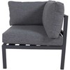 Sofa Venture Design Kampinis sofos modulis Copacabana, 70x70x30 cm, juodas