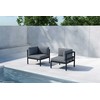 Sofa Venture Design Kampinis sofos modulis Copacabana, 70x70x30 cm, juodas