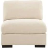 Sofa Venture Design Kėdė be porankių Salerno 87x67 cm smėlio spalvos audinys