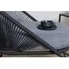 Sofa Venture Design Lounge kėdė Lindos 52x60 cm Juoda poliesterio virvė