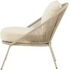 Sofa Venture Design Lounge kėdė Lindos smėlio spalvos plienas