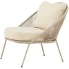Sofa Venture Design Lounge kėdė Lindos smėlio spalvos plienas
