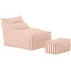 Sofa Venture Design Lounge kėdžių ir pakojų komplektas 90x72x40 cm persikų spalvos Olefinas