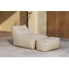 Sofa Venture Design Lounge krepšys Redang su pufu 94x72x40 cm smėlio spalvos