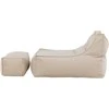 Sofa Venture Design Lounge krepšys Redang su pufu 94x72x40 cm smėlio spalvos
