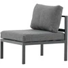 Sofa Venture Design Poilsio kėdė Copacabana 70x70x30 cm juoda, aliuminis