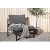 Sofa Venture Design Poilsio kėdė Copacabana 70x70x30 cm juoda, aliuminis