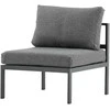 Sofa Venture Design Poilsio kėdė Copacabana 70x70x30 cm juoda, aliuminis