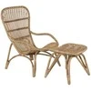 Sofa Venture Design Poilsio kėdė Ella, 45x47 cm, balkšva, ratanas