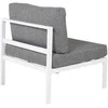 Sofa Venture Design Poilsio modulis, Copacabana vidurinė dalis, 65.5x74x70 cm, Balta