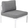 Sofa Venture Design Poilsio modulis, Copacabana vidurinė dalis, 65.5x74x70 cm, Balta