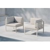 Sofa Venture Design Sofos kampinis modulis, Copacabana, 70x70x30 cm, smėlio spalvos, aliuminis