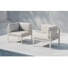 Sofa Venture Design Sofos kampinis modulis, Copacabana, 70x70x30 cm, smėlio spalvos, aliuminis