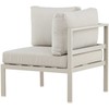 Sofa Venture Design Sofos kampinis modulis, Copacabana, 70x70x30 cm, smėlio spalvos, aliuminis