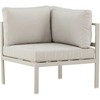 Sofa Venture Design Sofos kampinis modulis, Copacabana, 70x70x30 cm, smėlio spalvos, aliuminis