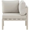 Sofa Venture Design Sofos kampinis modulis, Copacabana, 70x70x30 cm, smėlio spalvos, aliuminis