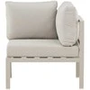 Sofa Venture Design Sofos kampinis modulis, Copacabana, 70x70x30 cm, smėlio spalvos, aliuminis