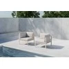 Sofa Venture Design Sofos kampinis modulis, Copacabana, 70x70x30 cm, smėlio spalvos, aliuminis