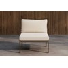 Sofa Venture Design Sofos modulis Copacabana 70x70x30 cm rudas baltas, audinys