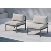 Sofa Venture Design Sofos modulis Copacabana vidurinis 70x70x30 cm ruda smėlio, lauko