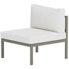 Sofa Venture Design Sofos modulis Copacabana 70x70x30 cm rudas baltas, audinys