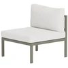 Sofa Venture Design Sofos modulis Copacabana 70x70x30 cm rudas baltas, audinys