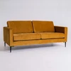 Sofa, VERGAN, 88x180 cm, ruda