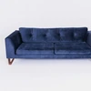 Sofa, ZUGO, 84x178 cm, mėlyna