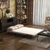 Fotelis Homcom Atlenkiama sofa su lovos funkcija, smėlio spalvos 102 x 73 x 81 cm
