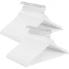 Songmics Drabužių pakabos siauros, iš beržo medienos, baltos, 43 × 0,8 × 21 cm, 50 vnt.