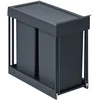 Songmics Šiukšlių dėžė 2 x 15 l